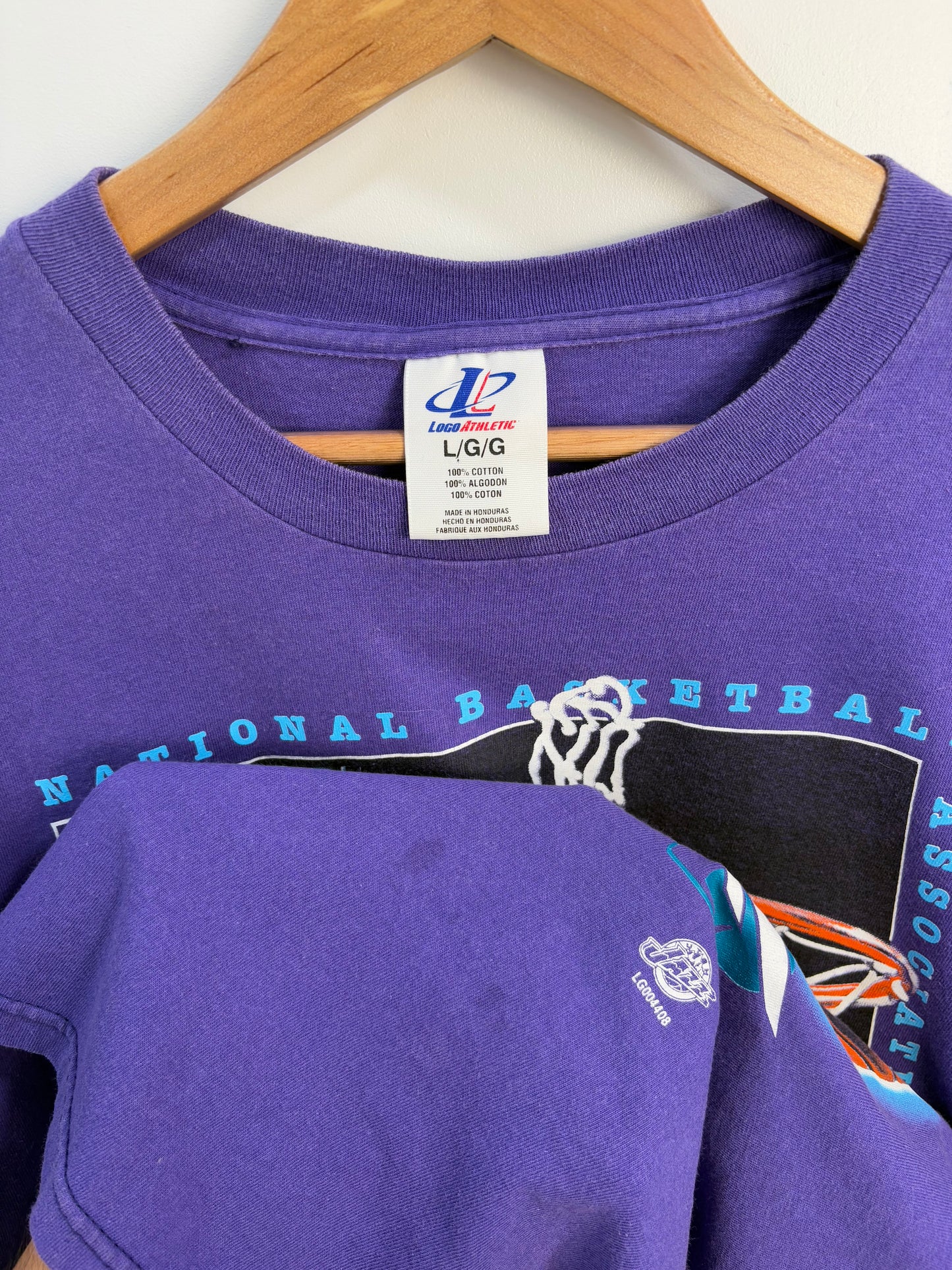 90s Logo Athletic Utah Jazz t-shirt (Large)
