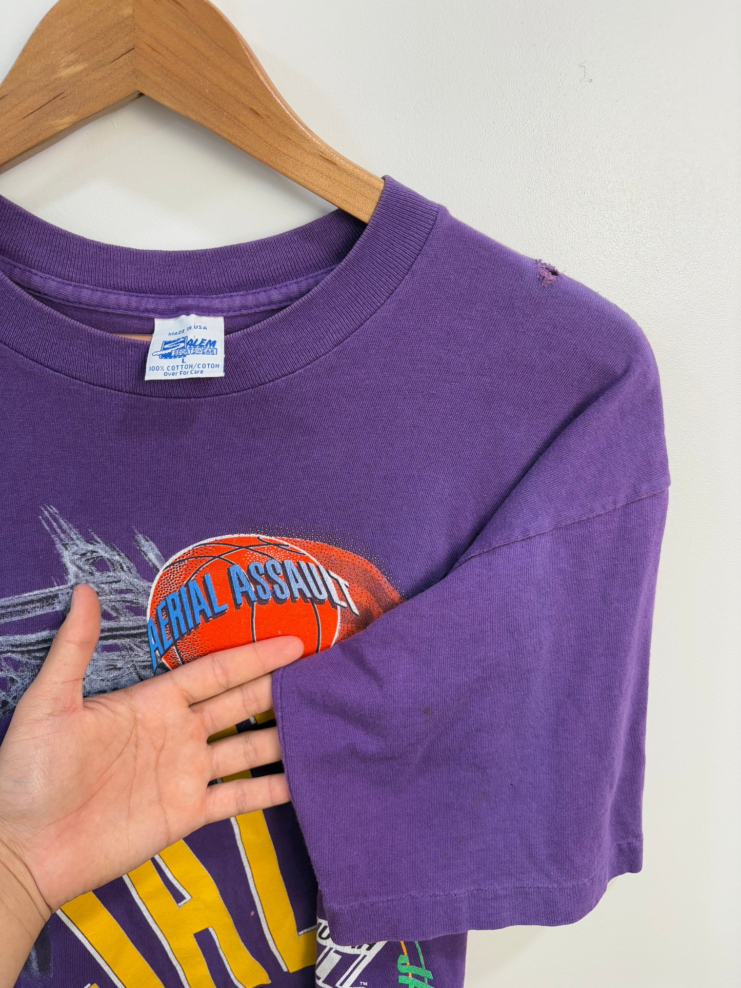 1992 Utah Jazz Aerial Assault t-shirt (Large)