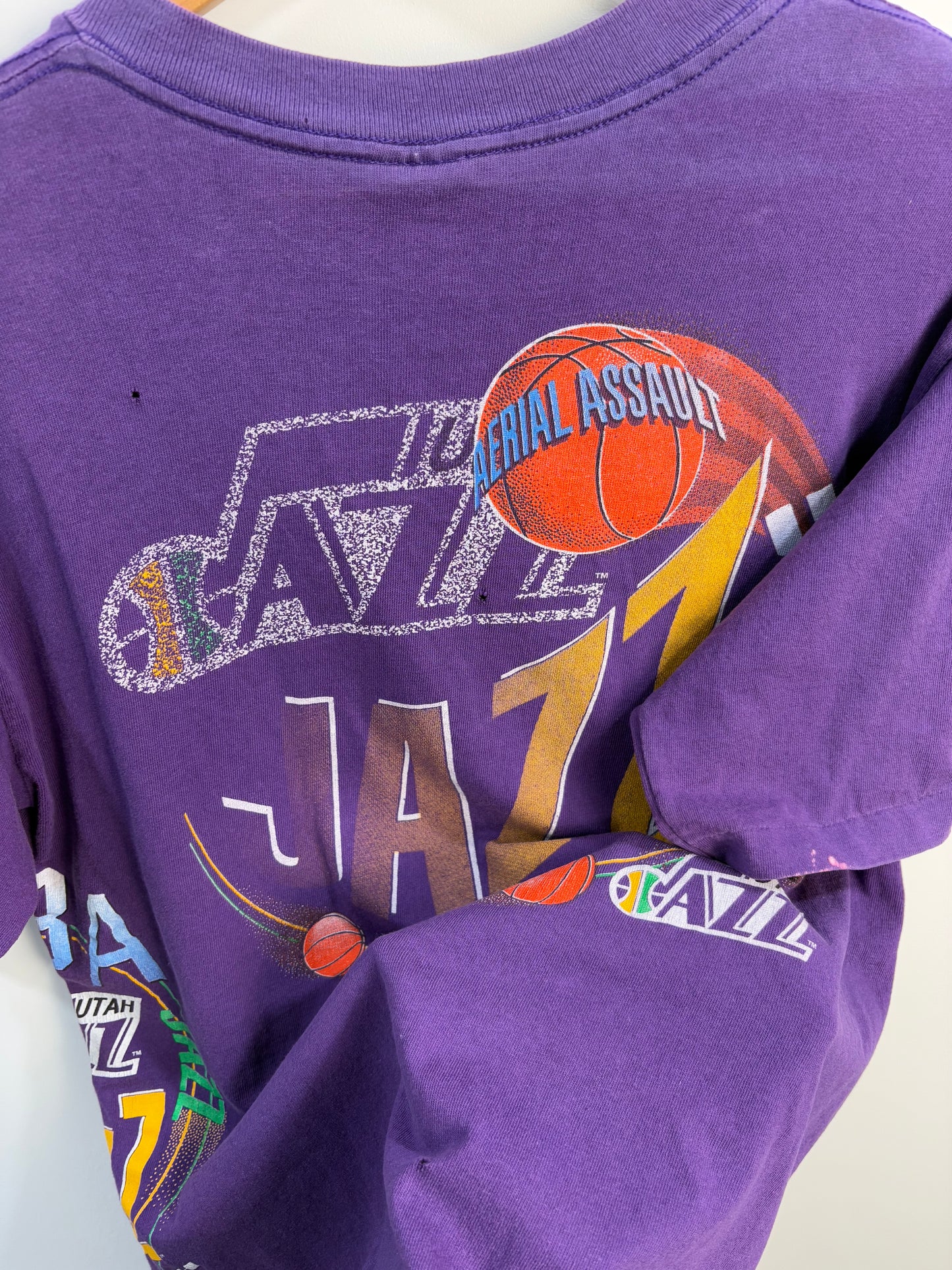 1992 Utah Jazz Aerial Assault t-shirt (Large)