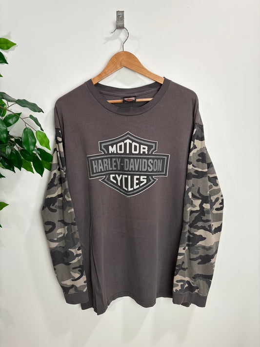 Harley Davidson camo Longsleeve (XL)