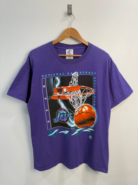 90s Logo Athletic Utah Jazz t-shirt (Large)