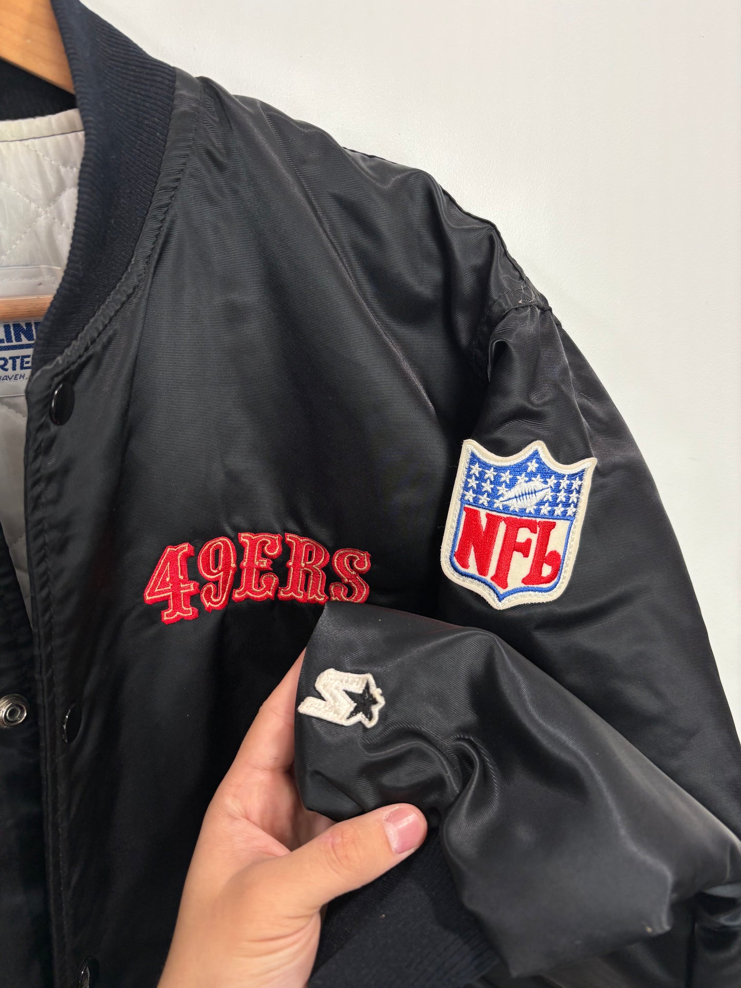 Vintage 49ers Satin Jacket (Large)