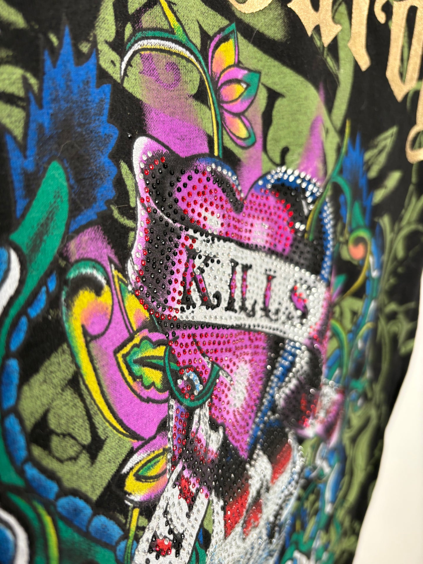 Y2k Ed Hardy t-shirt (Medium)